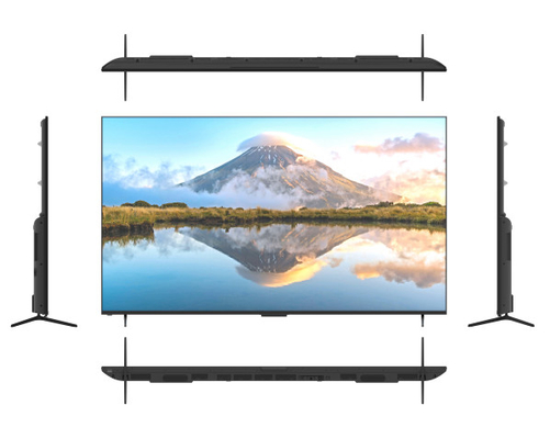 Ultrathin Dicke 85 Zoll Smart TV Vier-Core A55 1,8 GHz CPU Gastfreundschaft Fernseher Rahmenlos