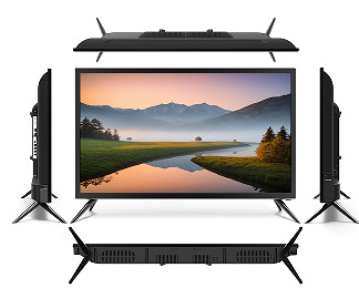 Einfache Installation 40 Zoll LED TV 2K LED TV Metallgehäuse mit Rahmen
