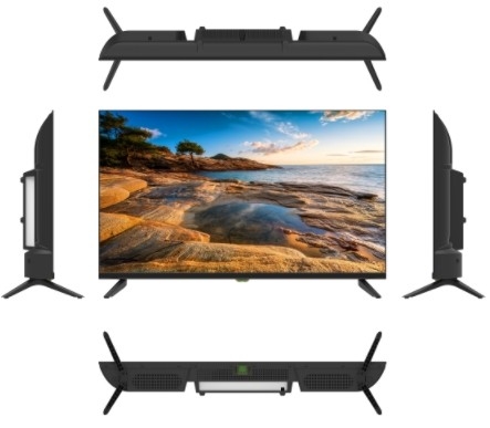 Hotels 32 Zoll Rahmenloser Fernseher Ultrathin Dicke Google Fernseher HIFI Lautsprecher