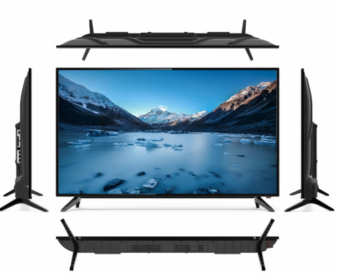Standard-Bezel 65 Zoll Smart TV mit gehärtetem Glas Android 4K TV FHD Auflösung