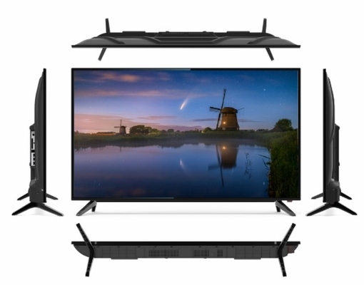 Verhärtetes Glas 75 Zoll Android-Fernseher Dünner Bezel UHD Smart TV Kunststoffgehäuse