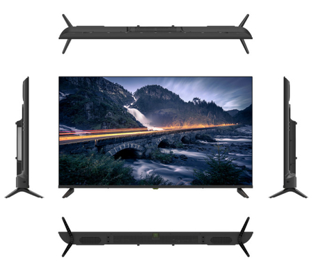 Standardrahmen 85 Zoll QLED-Fernseher Intelligente Farbeinstellung 8K Android-Fernseher Schwarz